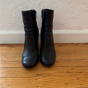 Marc Fisher Sleek Black Ankle Boots